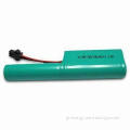 3.6V NiMH Battery Pack with 2100mAh Nominal Capacity, Used in Cordless Phone